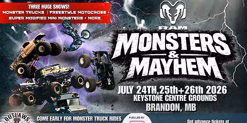Ram Monsters & Mayhem - Brandon MB.