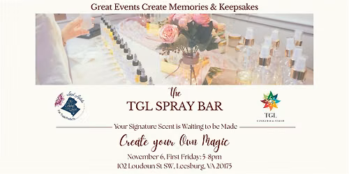 First Friday Spray Bar