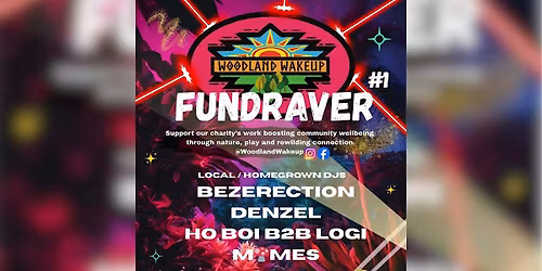 FUNDRAVER #1 Woodland Wakeup Charity Techno & House Rave - Neon Nature!