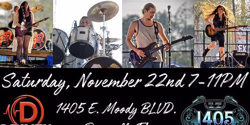 Driven makes their return to 1405 Saloon in Bunnell on November 22nd!