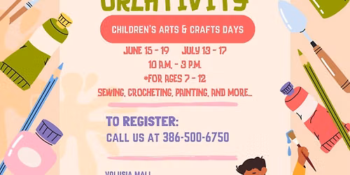 Native Home Marketplace Summer of Creativity Children's Arts and Crafts Days (July Session)