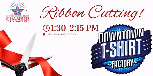 Ribbon Cutting: Downtown T-shirt Factory