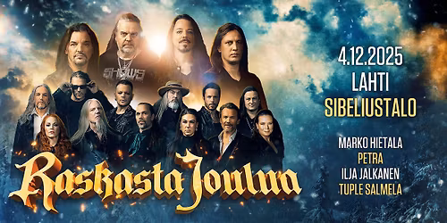 RASKASTA JOULUA 2025 KIERTUE - LAHTI SIBELIUSTALO