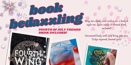 Book Bedazzling Night: Fourth of July Edition