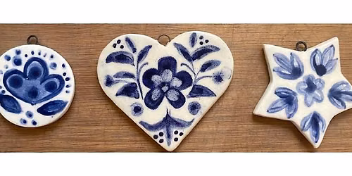 9to90 Friday Art Club, session 2, Exploring Delftware with Esther Ley.