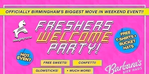 Birmingham Freshers Welcome Party
