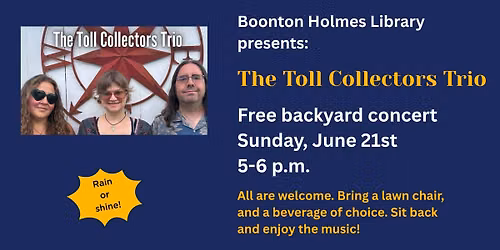 Free Concert: The Toll Collectors Trio