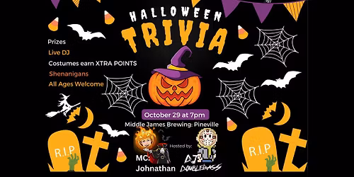 Halloween Trivia with MC Jonathan and DJ Doublebass