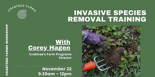 Invasive Species Removal Training