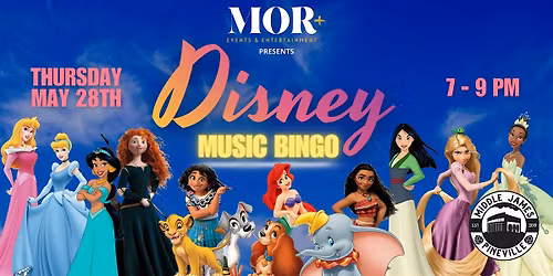 Disney Music Bingo @ Middle James Brewing - Pineville