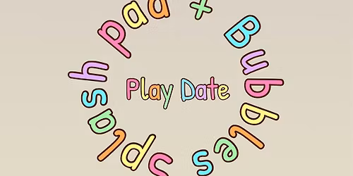 splash pad + bubbles play date \u2661