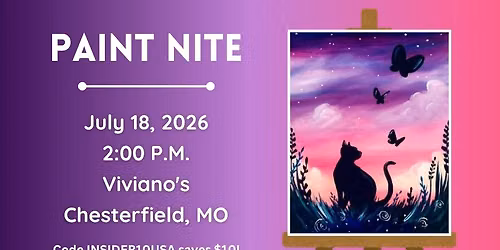 07\/18\/2026 Paint Nite at Viviano\u2019s in Chesterfield, MO
