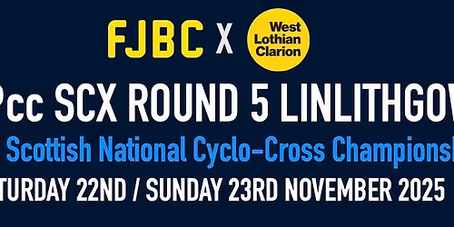 HUPcc SCX ROUND 5 LINLITHGOW ft. 2025 Scottish National Cyclo-Cross Championships