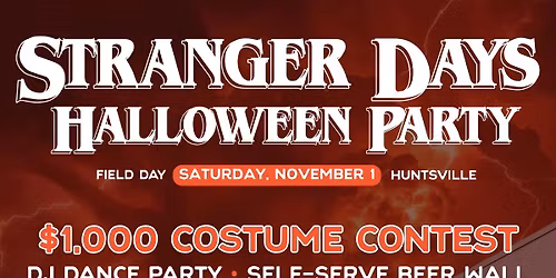 Stranger Days Halloween Party