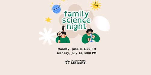 Family Science Night: Ziplines!