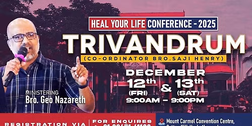 HEAL YOUR LIFE CONFERENCE 2025 - KERALA (Trivandrum)