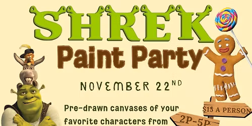 Shrek Paint Party \ud83d\udc9a