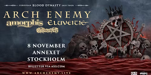 Arch Enemy + Special Guests: Amorphis + Eluveitie + Gatecreeper | Stockholm
