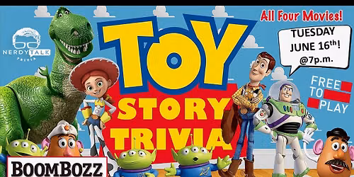 June Theme Trivia Night: Toy Story (1-4)