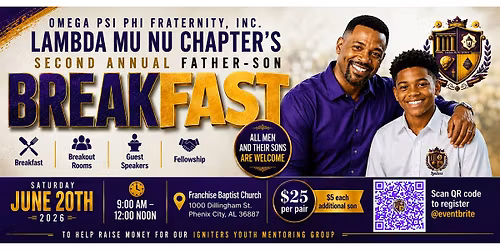 Lambda Mu Nu Annual Father-Son Breakfast