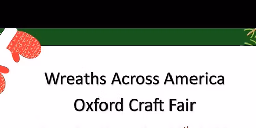 Craft Fair benefiting Wreaths Across America - Oxford, PA