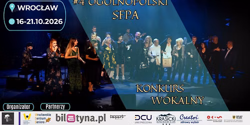 KONKURS WOKALNY | #4 Og\u00f3lnopolski Senioralny Festiwal Piosenki Artystycznej 2026