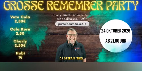 GROSSE REMEMBER PARTY 24.10.2026