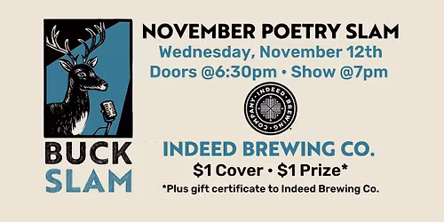 BuckSlam November Poetry Slam (#3.05)