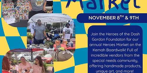 Heroes Market on the Boardwalk!