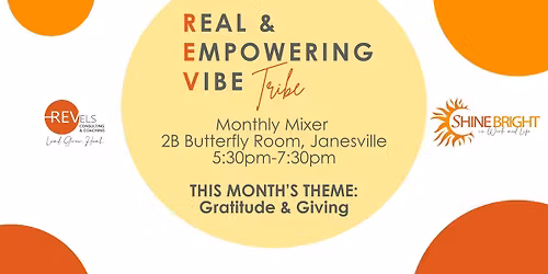 Real & Empowering Vibe Tribe Monthly Mixer