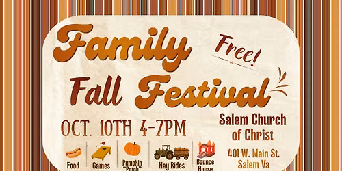 Family Fall Festival! - FREE!