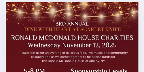 3rd Annual Ronald McDonald House Charities Dinner