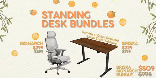 Office Chair and Standing Desk Promo