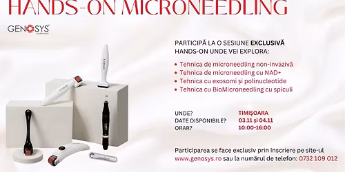 Seminar Microneedling by GENOSYS - Timi\u0219oara