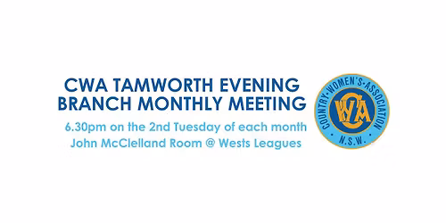 CWA Tamworth Evening Branch November Meeting