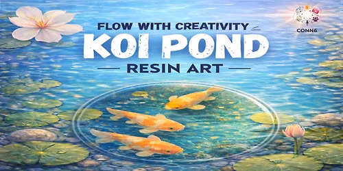 Koi Pond Resin Art