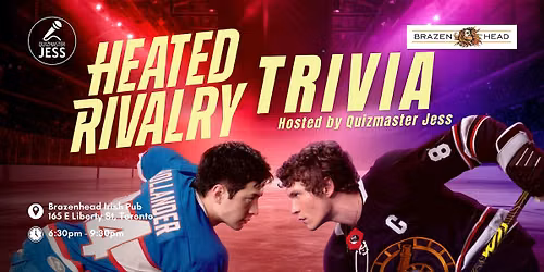 Heated Rivalry Trivia at Brazen Head Irish Pub