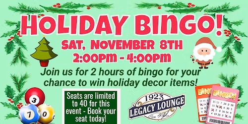 Holiday Bingo!