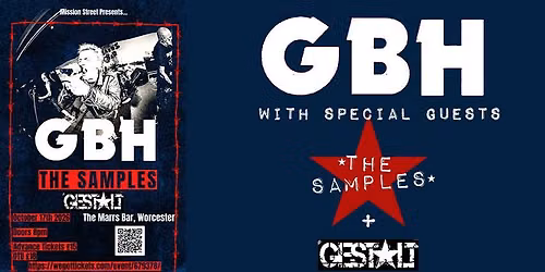 GBH + The Samples + Gestalt