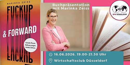 FuckUp & Forward - Buchpr\u00e4sentation mit Marinka Zeiss