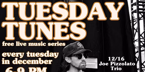 Tuesday Tunes: Joe Pizzolato Trio + Bodacious Cowboy BBQ Pop Up