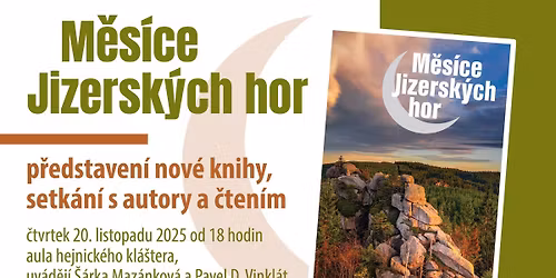M\u011bs\u00edce Jizersk\u00fdch hor - p\u0159edstaven\u00ed nov\u00e9 knihy se \u010dten\u00edm