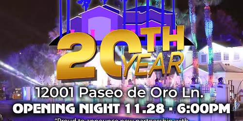 El Paso Christmas Lights 20th year -Opening Day