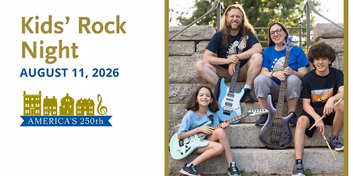 Kids\u2019 Rock Night\u2014Tuesdays on the Terrace Summer Concert Series