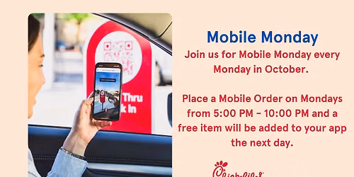 Mobile Monday at Chick-fil-A Blairs Ferry