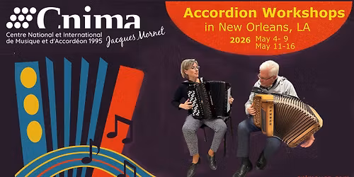 Two ACCORDION WORKSHOPS, NEW ORLEANS, USA - Spring 2026