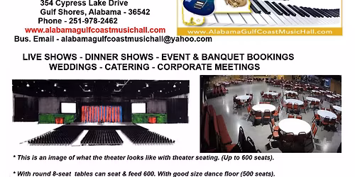 ALABAMA GULF COAST MUSIC HALL LEAD EVENT