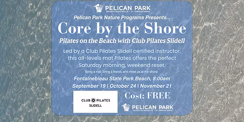 Core By The Shore - Beach Pilates with Club Pilates Slidell