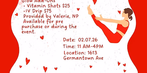 GLOW & FLOW GALENTINES DAY EVENT
