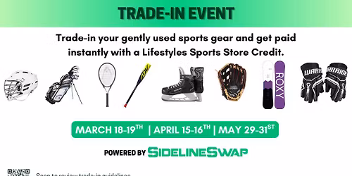 Sideline Swap: Trade-In Event
